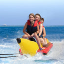 3-Person Inflatable Banana Boat with Electric Air Pump Carrying Bag and Repair Kit by LJGDeals