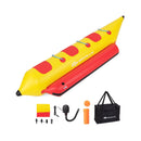 3-Person Inflatable Banana Boat with Electric Air Pump Carrying Bag and Repair Kit by LJGDeals