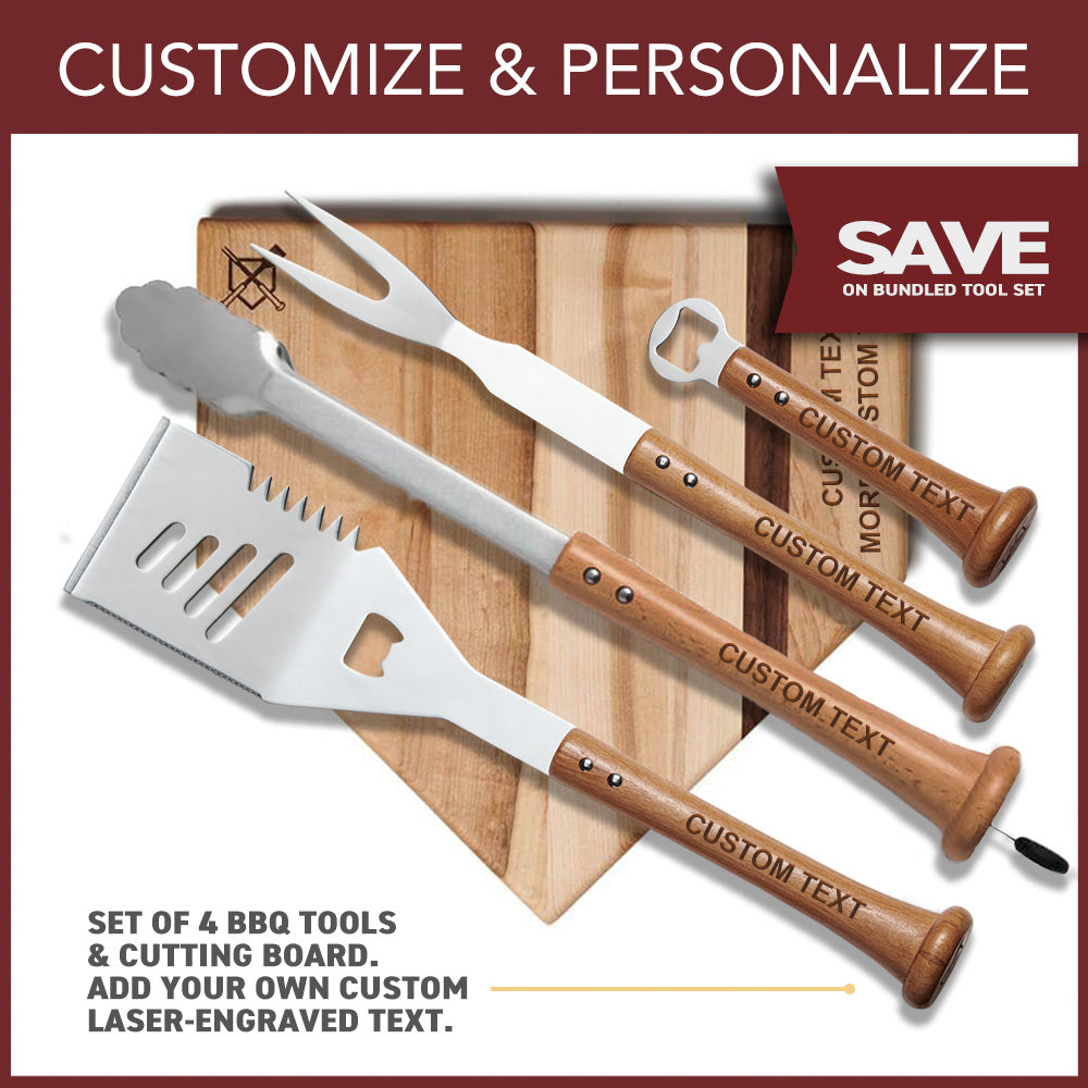 Baseball Tool Set Grand Slam - Custom Engraved Handle Four Top Tools