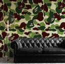 Bape Camo Wallpaper Mural. Pink Camo Streetwear Hype Beast Aesthetics.