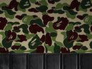 Bape Camo Wallpaper Mural. Blue Camo Streetwear Hype Beast Aesthetics.