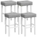 2 Pieces Counter Height Bar Stools with Sponge Padded Cushion by LJGDeals