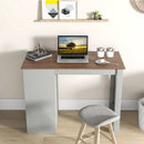 Counter Height Bar Table with Storage Cabinet and Drawer by LJGDeals