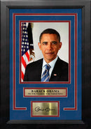 Barack Obama 44th President of the United States 8" x 10" Framed Photo with Engraved Autograph by Dynasty Sports & Framing