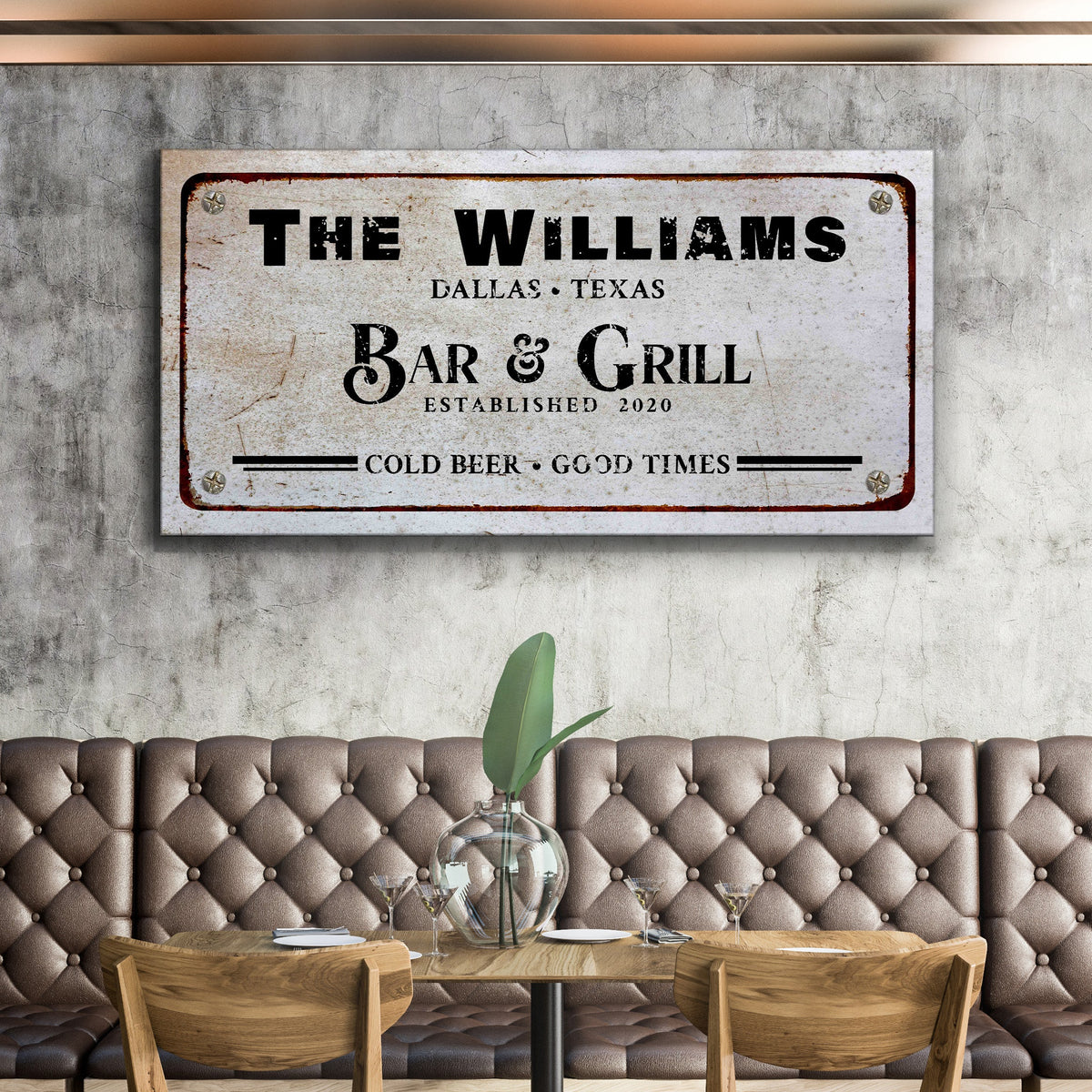 Bar and Grill Sign VII, photo 2 of 9