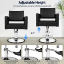 Hydraulic Salon Chair with Adjustable Height & 360° Swivel by DirectDeals