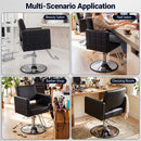 Hydraulic Salon Chair with Adjustable Height & 360° Swivel by LJGDeals