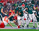 Saquon Barkley Super Bowl LIX Action Philadelphia Eagles 8" x 10" Football Photo by Dynasty Sports & Framing