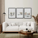 Winter Farm Tree Watercolor Wall Art Poster Set by Wall Art Set
