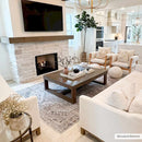 Barny Beige Flat Pile Washable Rug