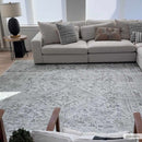 Barny Sage Flat Pile Washable Rug