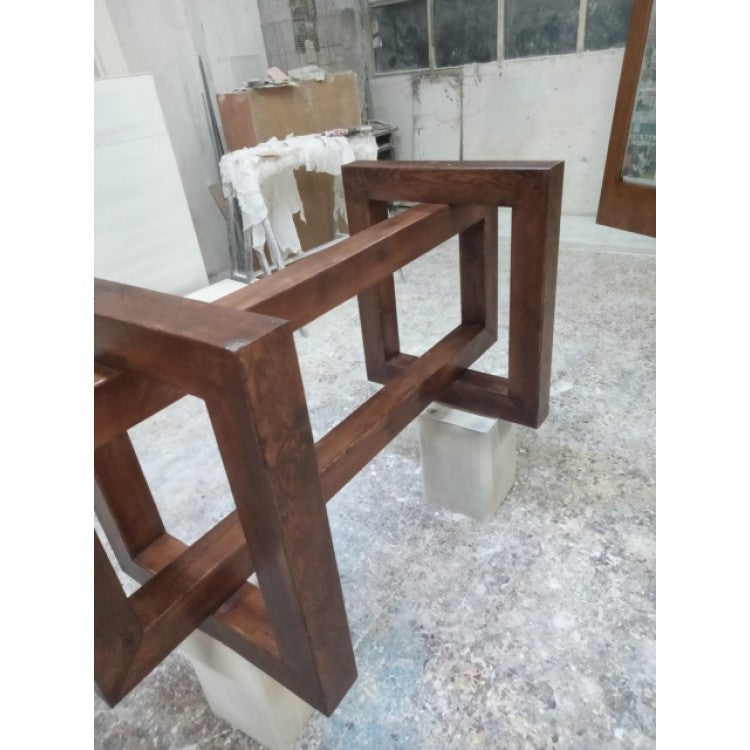 Lightweight Concrete Rectangular Dining Table 47 by 138 Inches Modern Industrial, photo 27 of 32