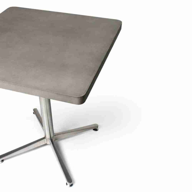 Barocco Concrete Bistro Square Table -(W)23.5" (L)23.5" (H)29.5"