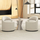 Barrel Chair with Storage 360¬∞ Swivel Upholstered Vanity Chair