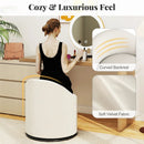 Barrel Chair with Storage 360¬∞ Swivel Upholstered Vanity Chair by LJGDeals