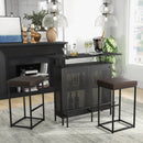30 Inch Barstools Set of 2 with PU Leather Cover by LJGDeals