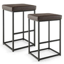 30 Inch Barstools Set of 2 with PU Leather Cover by LJGDeals