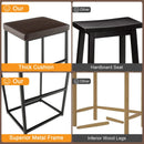 30 Inch Barstools Set of 2 with PU Leather Cover by LJGDeals