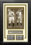 Ty Cobb & Shoeless Joe Jackson 8" x 10" Framed Baseball Legends Photo with Engraved Autographs by Dynasty Sports & Framing