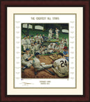 MLB Baseball's Greatest All-Stars Exclusive Dream Scene Framed Lithograph Artwork Print by Dynasty Sports & Framing