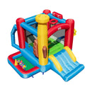 Baseball Themed Inflatable Bounce House with Ball Pit and Ocean Balls with 735W Blower by LJGDeals