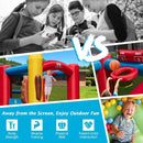 Baseball Themed Inflatable Bounce House with Ball Pit and Ocean Balls with 735W Blower by LJGDeals