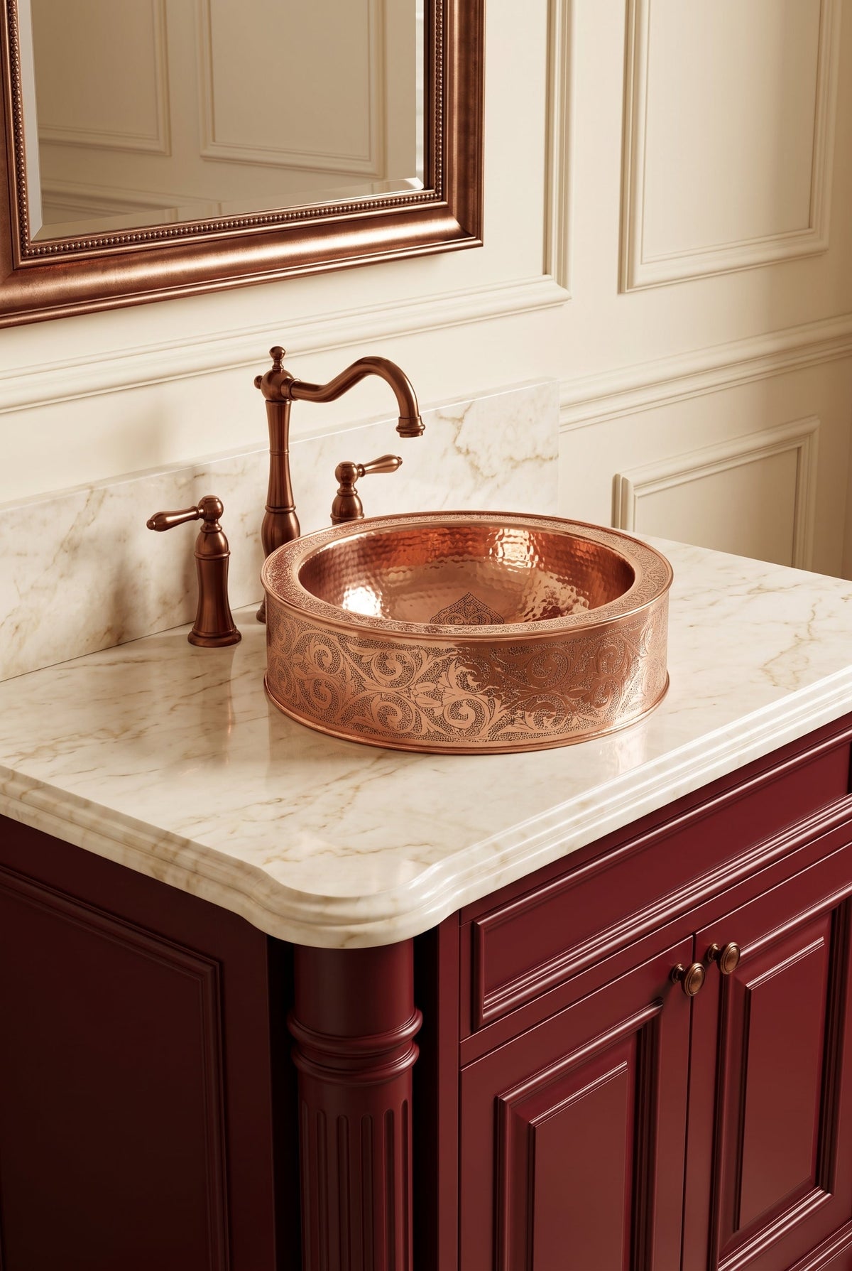 Silver Brass Bathroom Sink, photo 4 of 8
