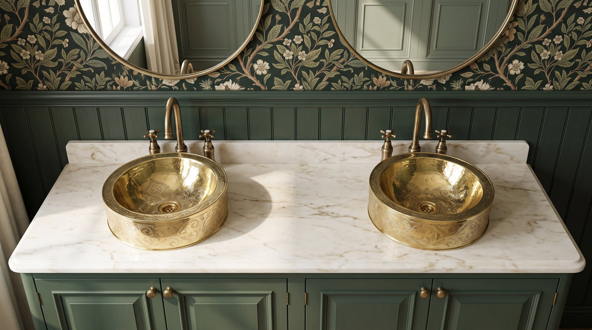 Silver Brass Bathroom Sink, photo 3 of 8