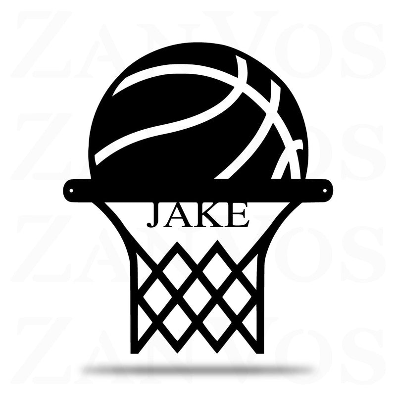 Basketball Hoop Monogram
