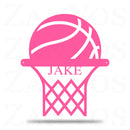 Basketball Hoop Monogram