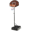 Basketball Hoop 5.6-6.5 FT Height Adjustable for Kids with Shatterproof Backboard by DirectDeals