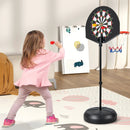 2-in-1 Height Adjustable Kids Basketball Hoop with Dart Board by LJGDeals