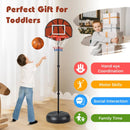 2-in-1 Height Adjustable Kids Basketball Hoop with Dart Board by LJGDeals
