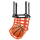 Basketball Return Attachment with 4 Tool-Free Detachable Hooks (Fit 18 Inch Rims) by LJGDeals