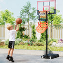 Basketball Return Attachment with 4 Tool-Free Detachable Hooks (Fit 18 Inch Rims) by LJGDeals