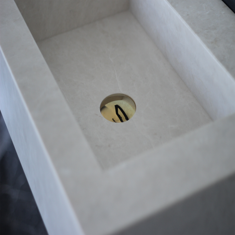 Light Pearl Marble Sink - Handcrafted Premium Artisan Finish, photo 11 of 11