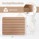 Waterproof HIPS Bath Spa Shower Mat with Non Slip Foot Pads by LJGDeals