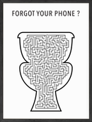 Funny bathroom maze