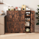 Bathroom Cabinet 43.5 inch Storage Cabinet with Doors and Adjustable Shelves by LJGDeals