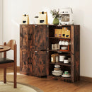 Bathroom Cabinet 43.5 inch Storage Cabinet with Doors and Adjustable Shelves by LJGDeals
