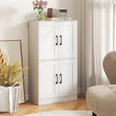 Bathroom Cabinet 43.5 inch Storage Cabinet with Doors and Adjustable Shelves by LJGDeals