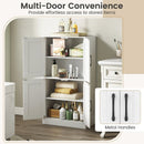 Bathroom Cabinet 43.5 inch Storage Cabinet with Doors and Adjustable Shelves by LJGDeals