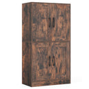 Bathroom Cabinet 43.5 inch Storage Cabinet with Doors and Adjustable Shelves