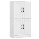 Bathroom Cabinet 43.5 inch Storage Cabinet with Doors and Adjustable Shelves by LJGDeals