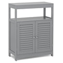 Freestanding Bathroom Floor Cabinet with Double Shutter Doors by LJGDeals