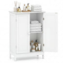 Bathroom Floor Storage Double Door Cupboard Cabinet