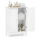 Bathroom Floor Storage Double Door Cupboard Cabinet by LJGDeals
