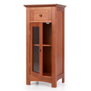 Bathroom Freestanding Storage Cabinet with Single Glass Door by LJGDeals