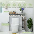 Bathroom Over the Toilet Floor Storage Organizer with Adjustable Shelves by LJGDeals