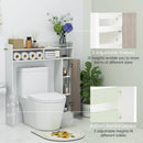 Bathroom Over the Toilet Floor Storage Organizer with Adjustable Shelves by LJGDeals